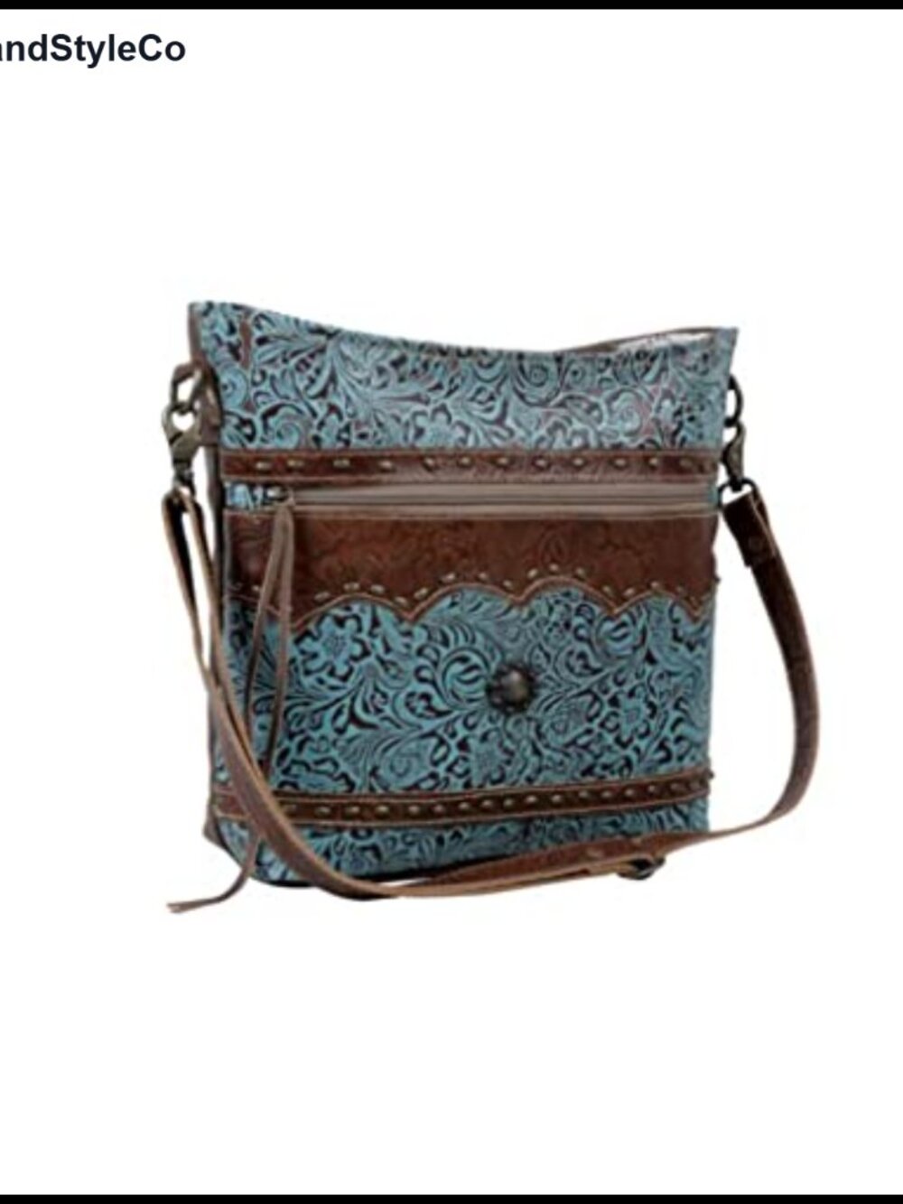 Myra Bag Mighty River Leather & Hairon Crossbody Bag
